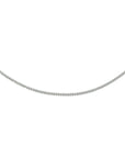 zilver gerhodineerd collier gourmette 4-zijdes geslepen 1,6 mm 41 + 4 cm 1338200