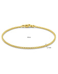 14K Geelgoud Armband Venetiaans Bol 1,7 Mm 18 Cm 4023290