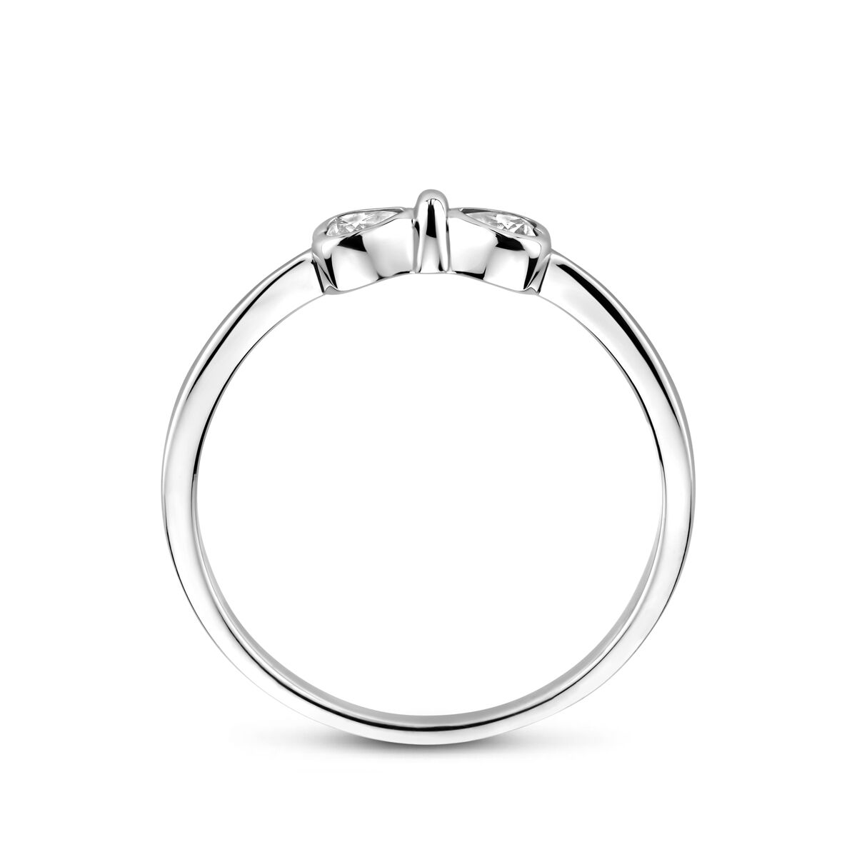 Fantasy Collection Ring strik zirkonia zilver