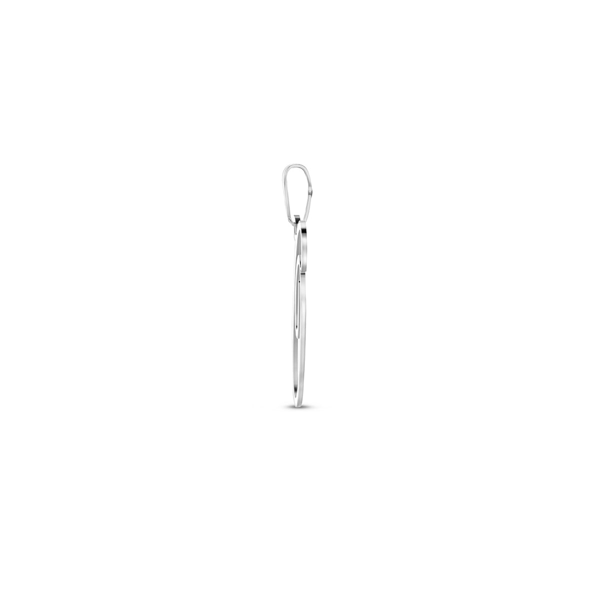 Hanger sierletter O 20 mm zilver #Letter_O