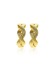 Zinzi 15mm gold plated zilveren oorringen met luxe Infinity teken en klapsluiting ZIO2684 - PansiteNederland.nl