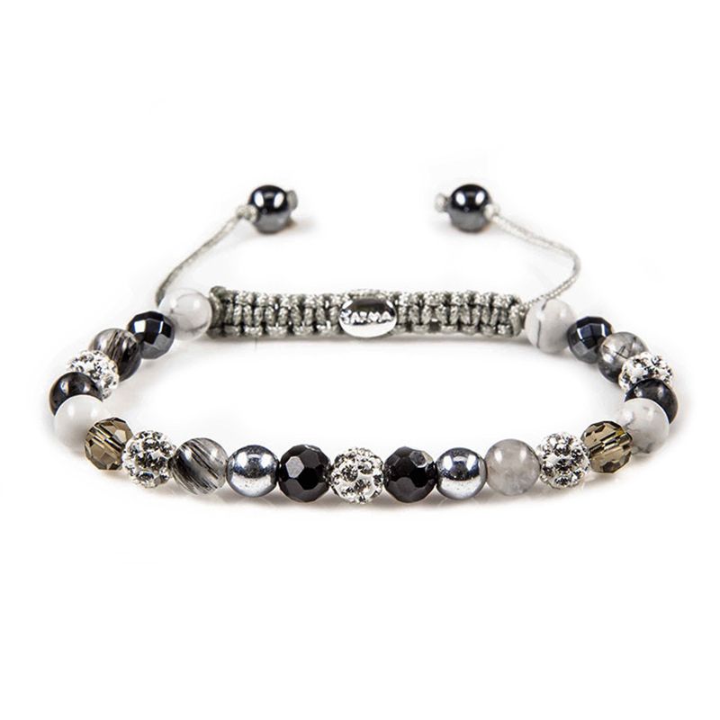 Karma armband Spiral Hush Hush XS (White Crystal) 82341 - PansiteNederland.nl
