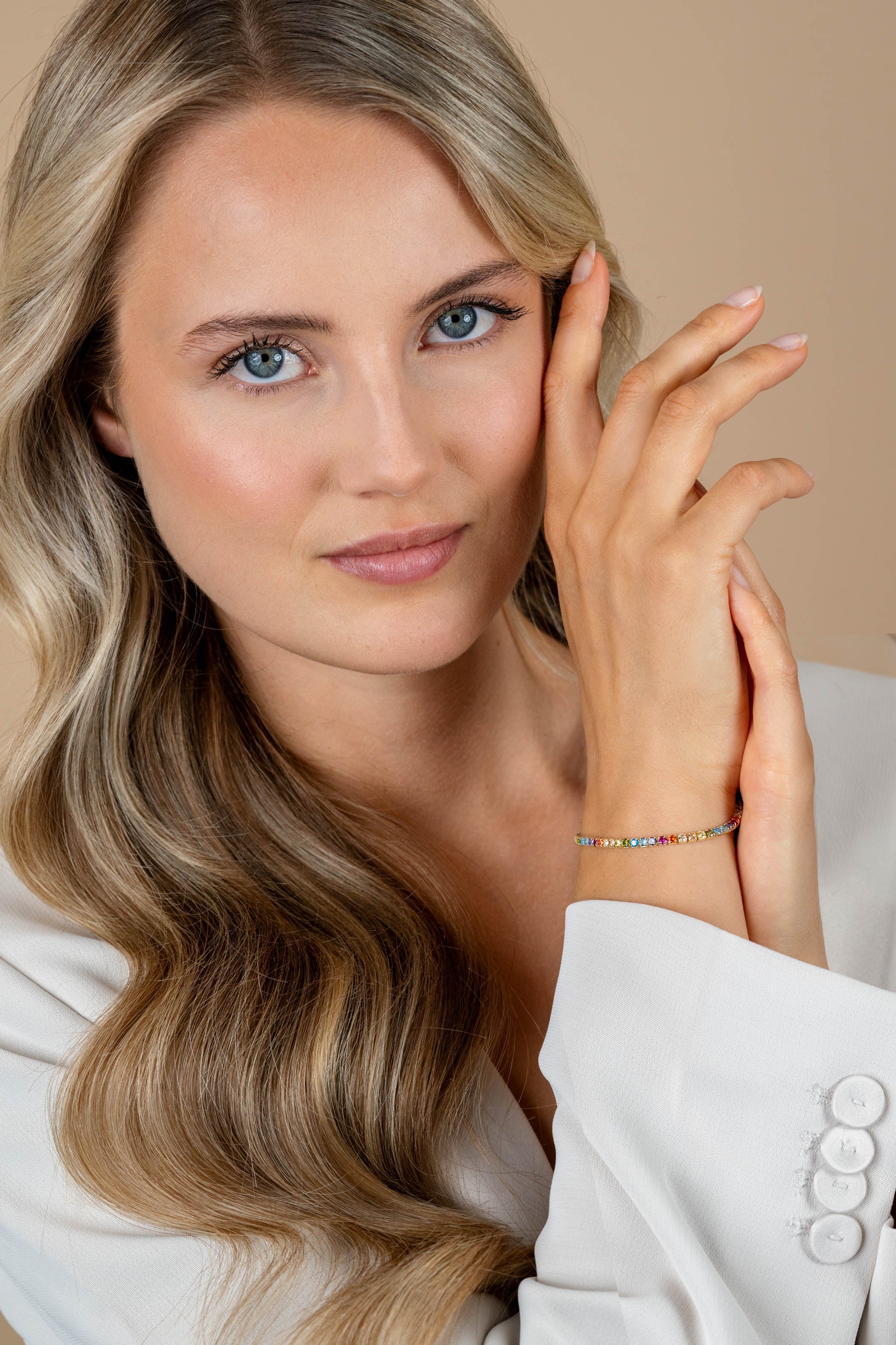 ZINZI Verguld Zilveren Armband 17-20 cm - ZIA2666