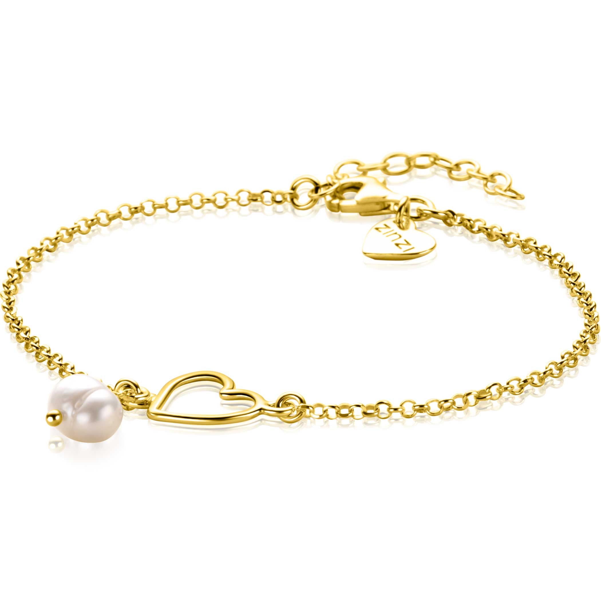 ZINZI Verguld Zilveren Armband 16-19 cm - ZIA2642