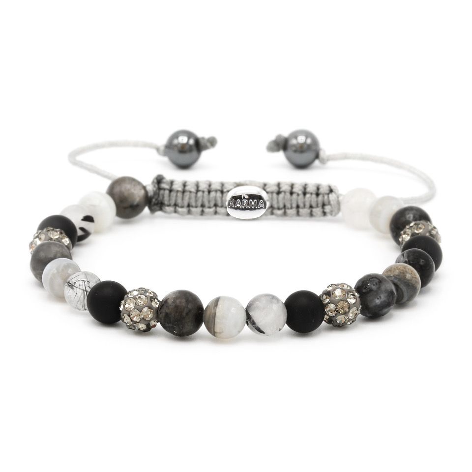 Karma Spiral Fairy Tale Armband 83477 Grijs