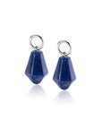 ZINZI zilveren oorbedels in kegelvorm met lapis lazuli edelstenen ZICH2256L 19mm (zonder oorringen) - PansiteNederland.nl
