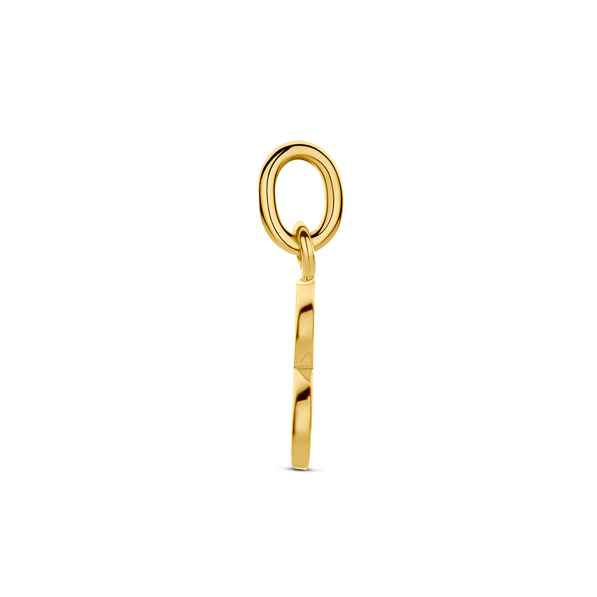 Hanger letter B 12,5 mm 14K geelgoud #Letter_B