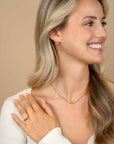 ZINZI gold plated zilveren ring (5mm breed) met veertjesmotief ZIR2644G