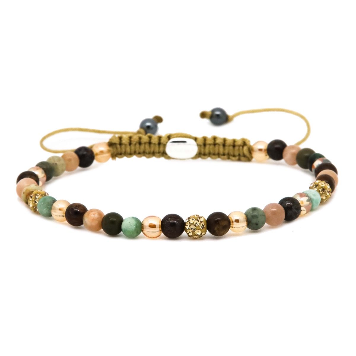 Karma armband Spiral Golden Pine xxs (gold crystal) 84574, exclusief en kwalitatief hoogwaardig. Ontdek nu!