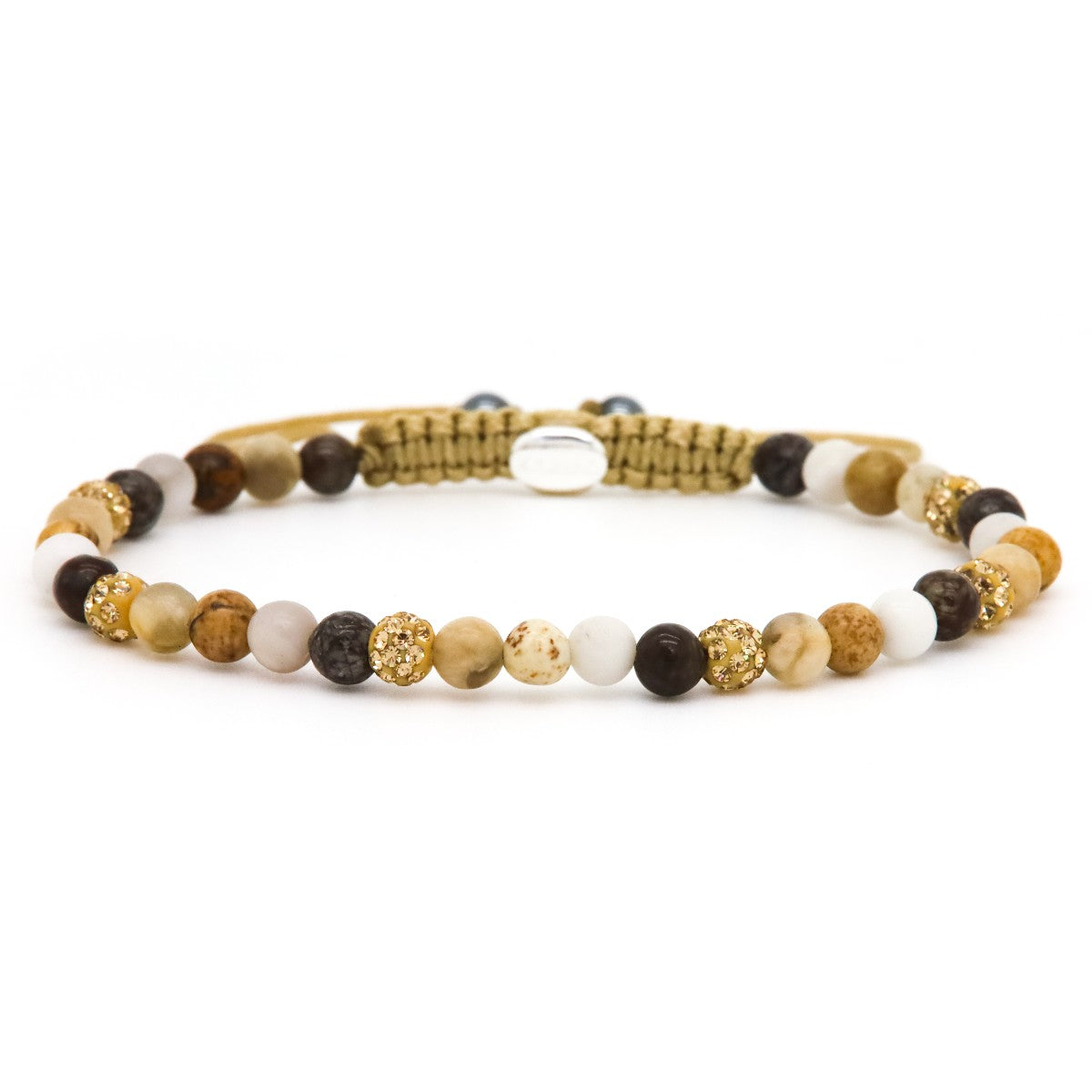 Karma armband Spiral Sammy Jo XXS (gold crystal) 84615 - PansiteNederland.nl
