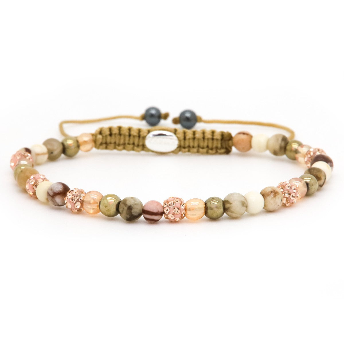 Karma armband Spiral Nova XXS (rose gold crystal) 84624 - PansiteNederland.nl