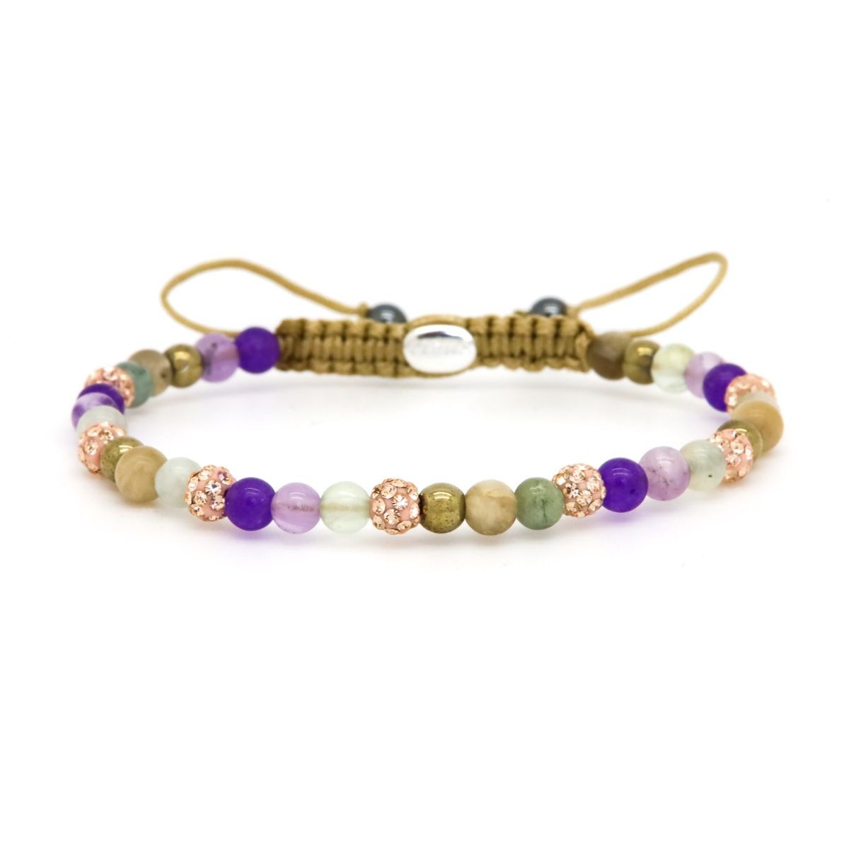 Karma armband Spiral ELPHABA XXS rosegold crystal 84659