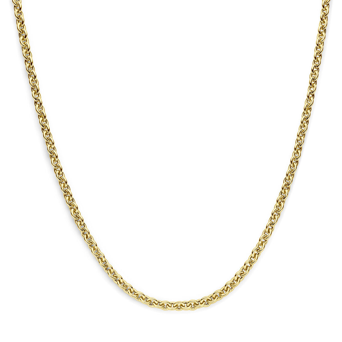 Collier 4,5 mm 9K geelgoud 45 cm