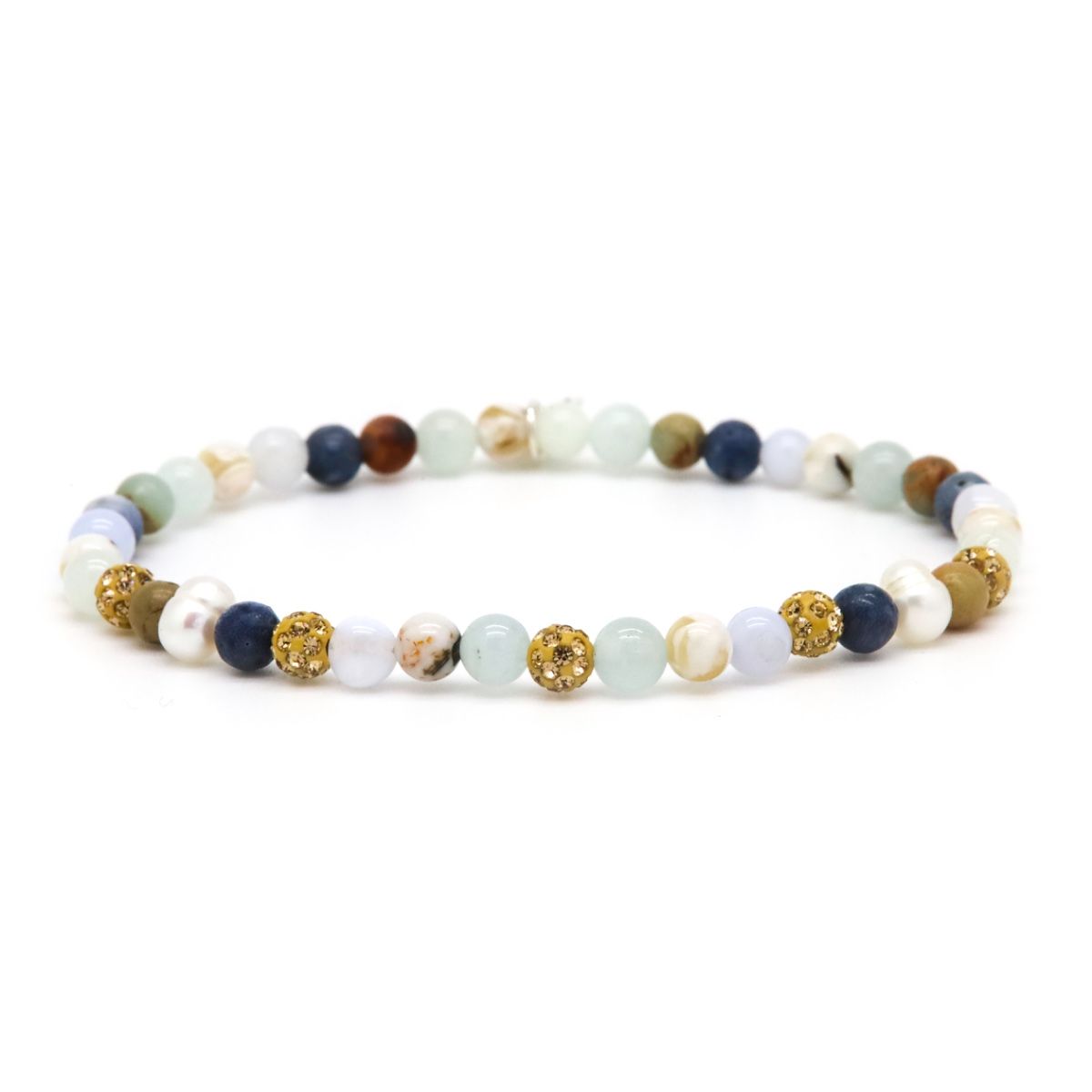 Karma Armband Spiral Indra XXS Elastic (gold crystal) 84694EL