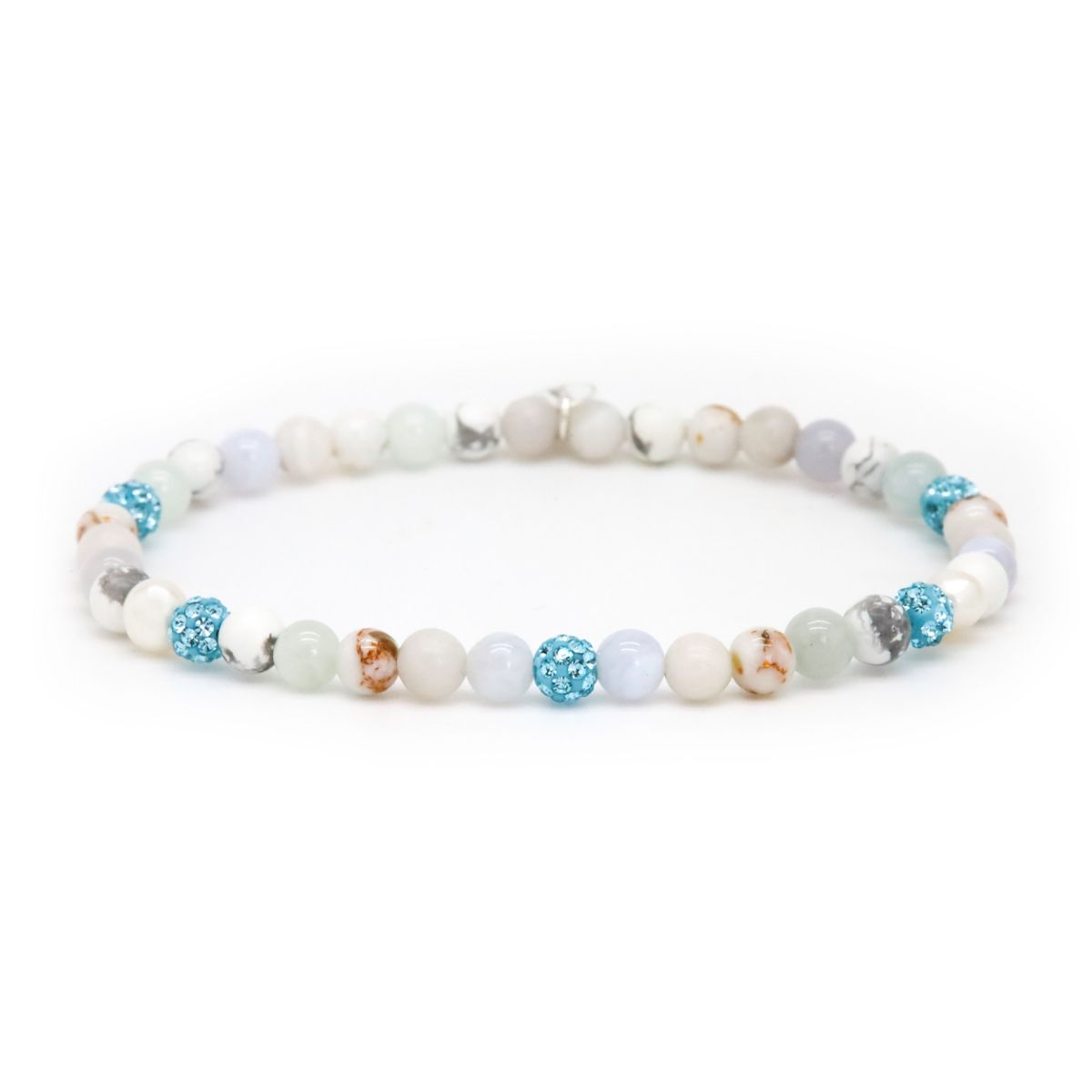 Karma Armband Spiral Milae XXS Elastic (blue crystal) 84708EL
