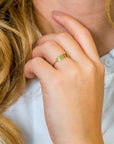ZINZI Gold 14 karaat gouden ring rechthoek plaatje ZGR176 - PansiteNederland.nl