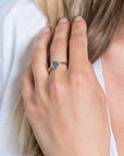 ZINZI zilveren ring rond glanzend plaatje 8mm ZIR2220 - PansiteNederland.nl
