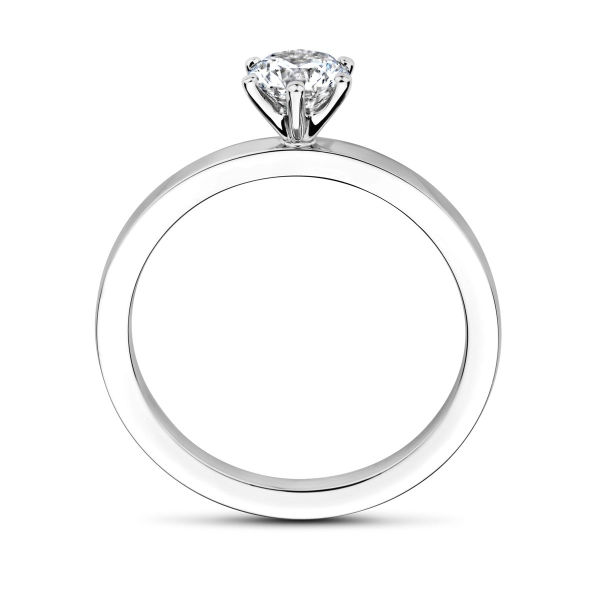 Platina Ring Diamant 0.50Ct H Si 8500021 - PansiteNederland.nl