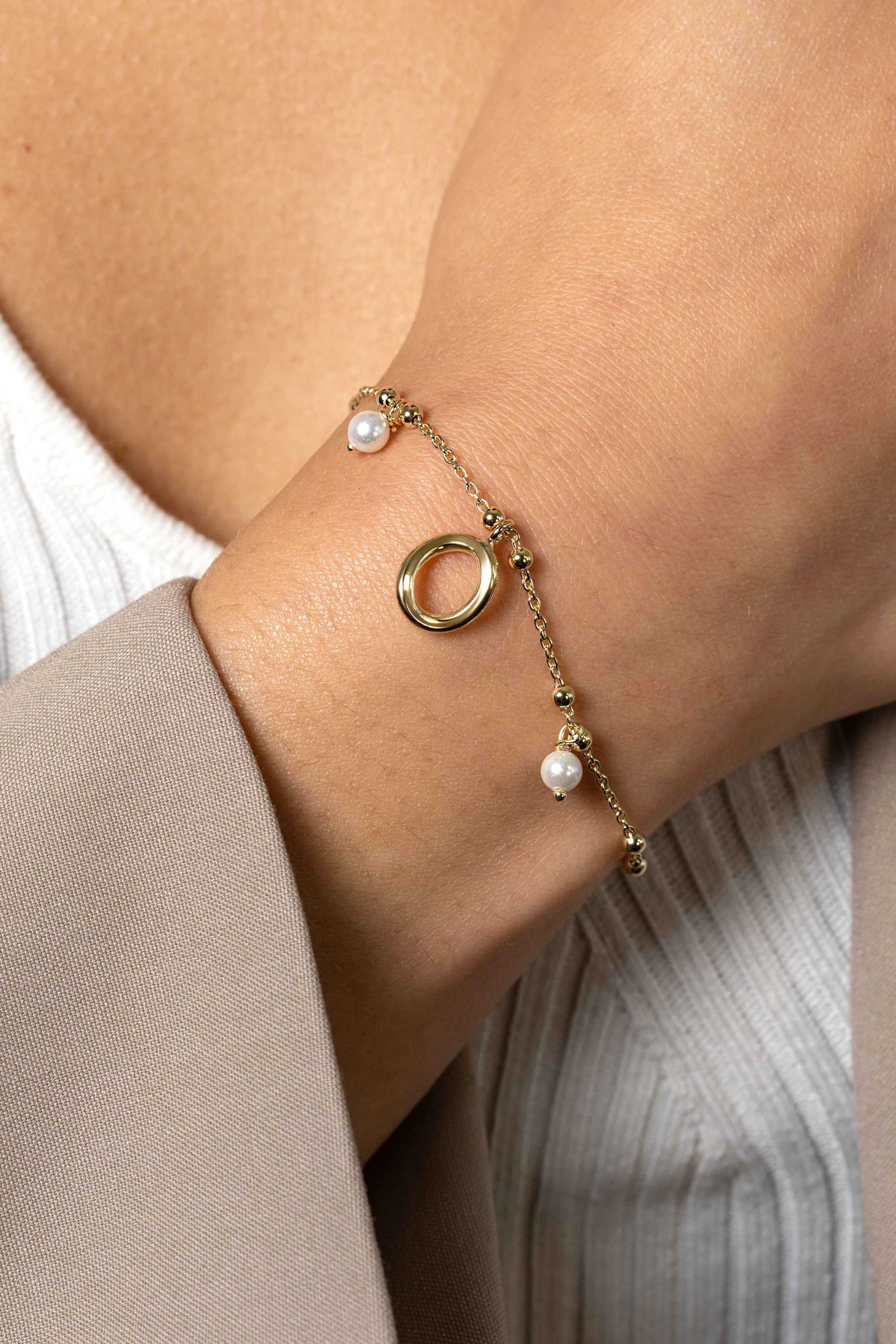 ZINZI Verguld Zilveren Armband 17-20 cm - ZIA2405
