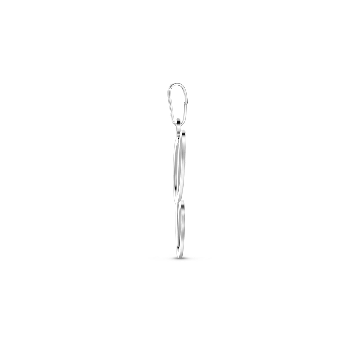 Hanger sierletter C 24 mm zilver #Letter_C