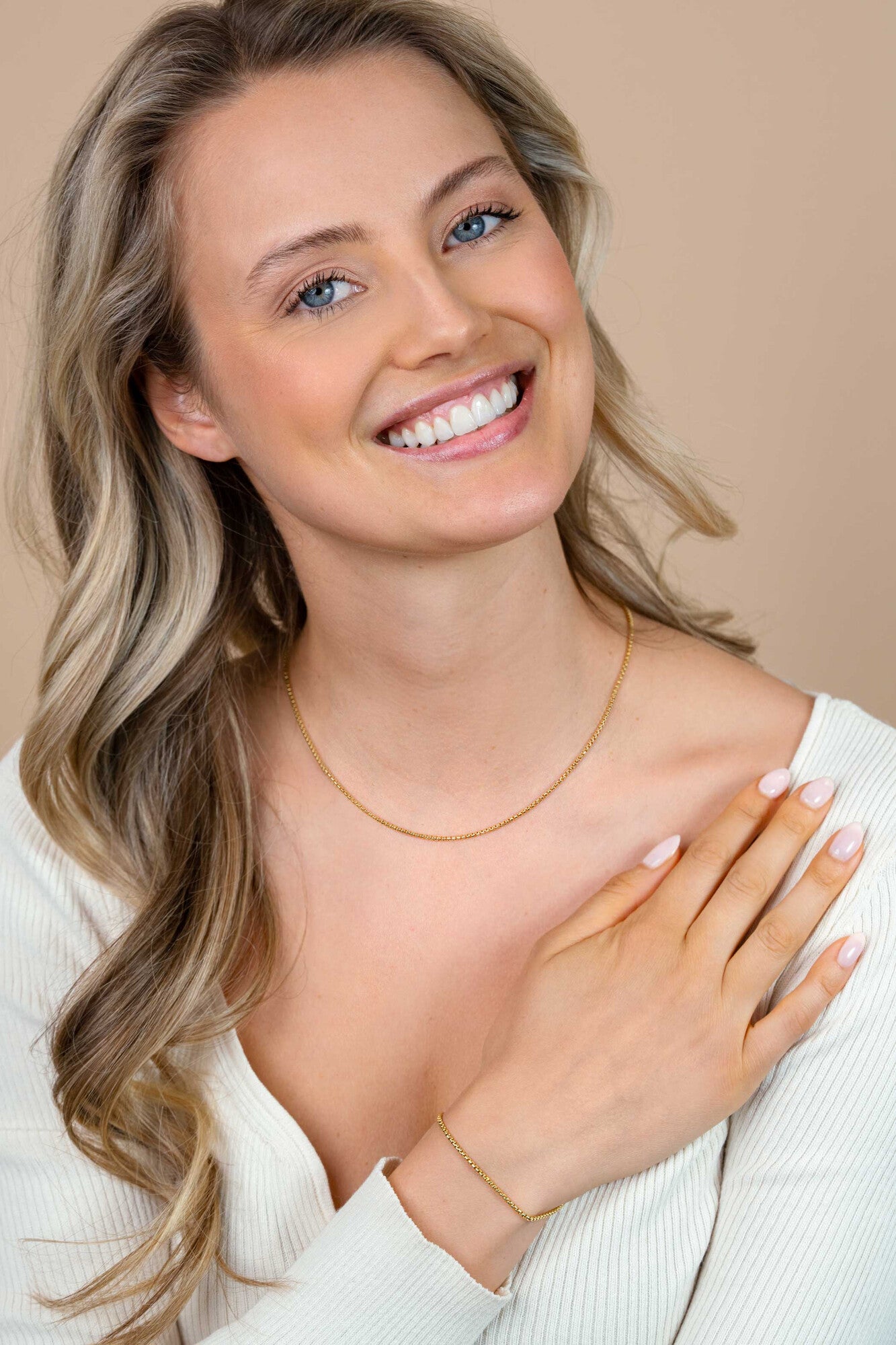ZINZI Verguld Zilveren Armband ZIA2842G