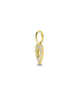 9K Geelgouden 9k hanger hart zirkonia 8 mm - 8000276 - PansiteNederland.nl