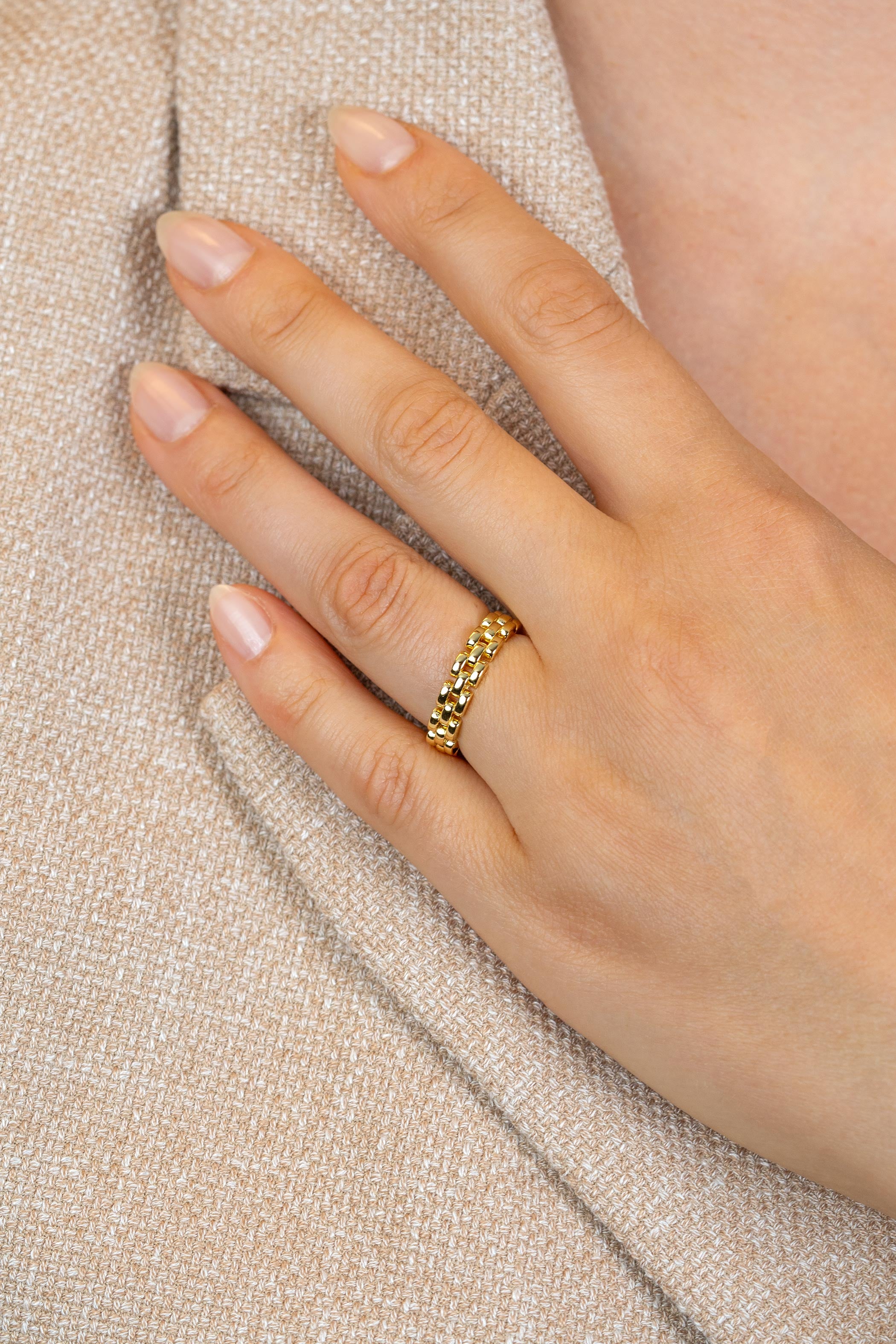 ZINZI Verguld Zilveren Ring ZIR2556G