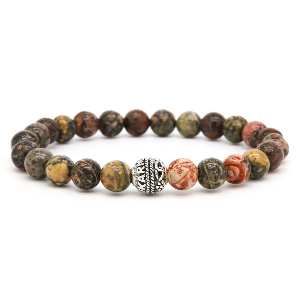 Karma armband Liam Silver Logo Bead 8MM 86998 - PansiteNederland.nl