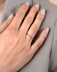 ZINZI Gold 14 krt gouden ring met afwisselend bolletjes 2,4mm breed ZGR484 - PansiteNederland.nl