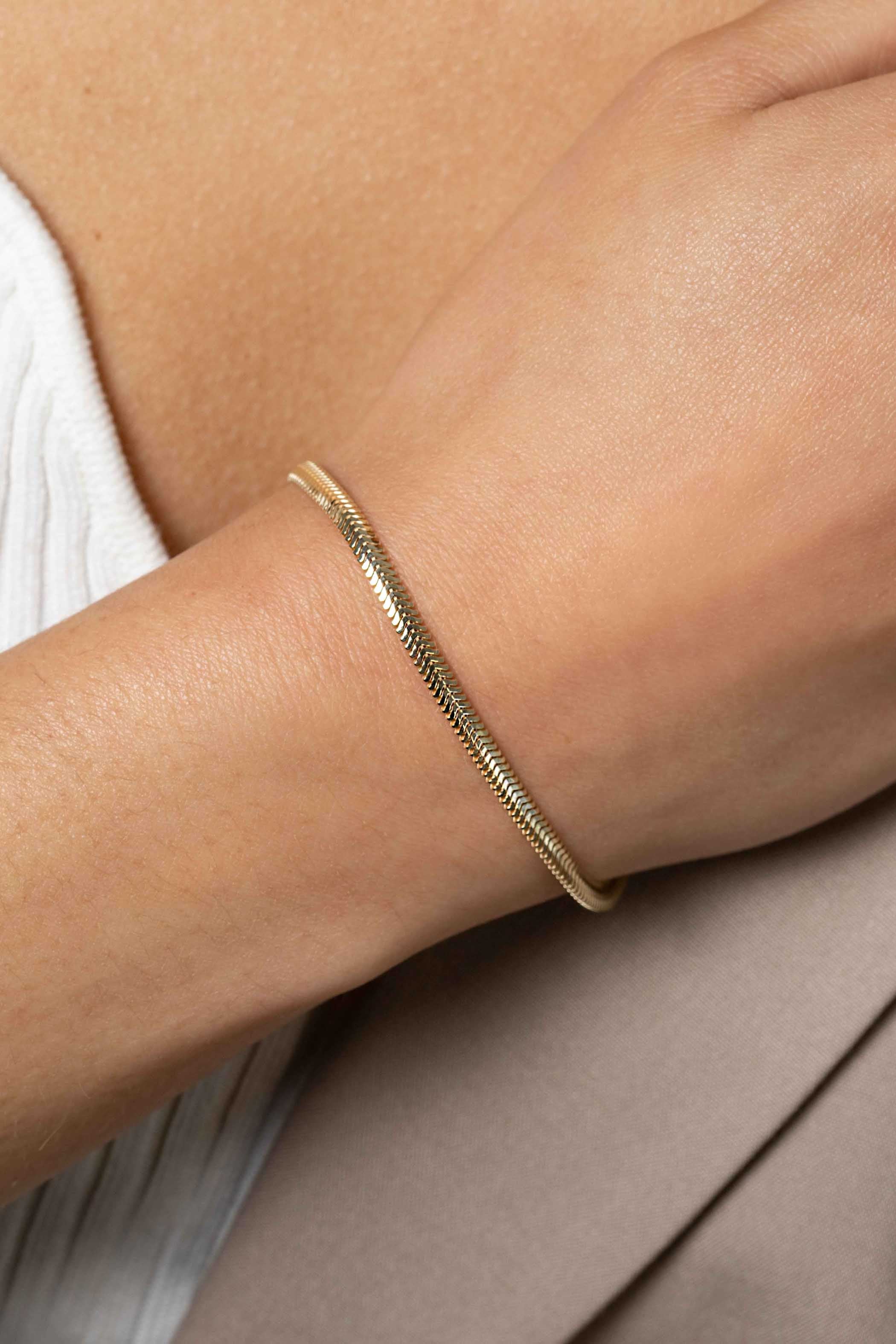 ZINZI Verguld Zilveren Armband 18-20 cm - ZIA2402G