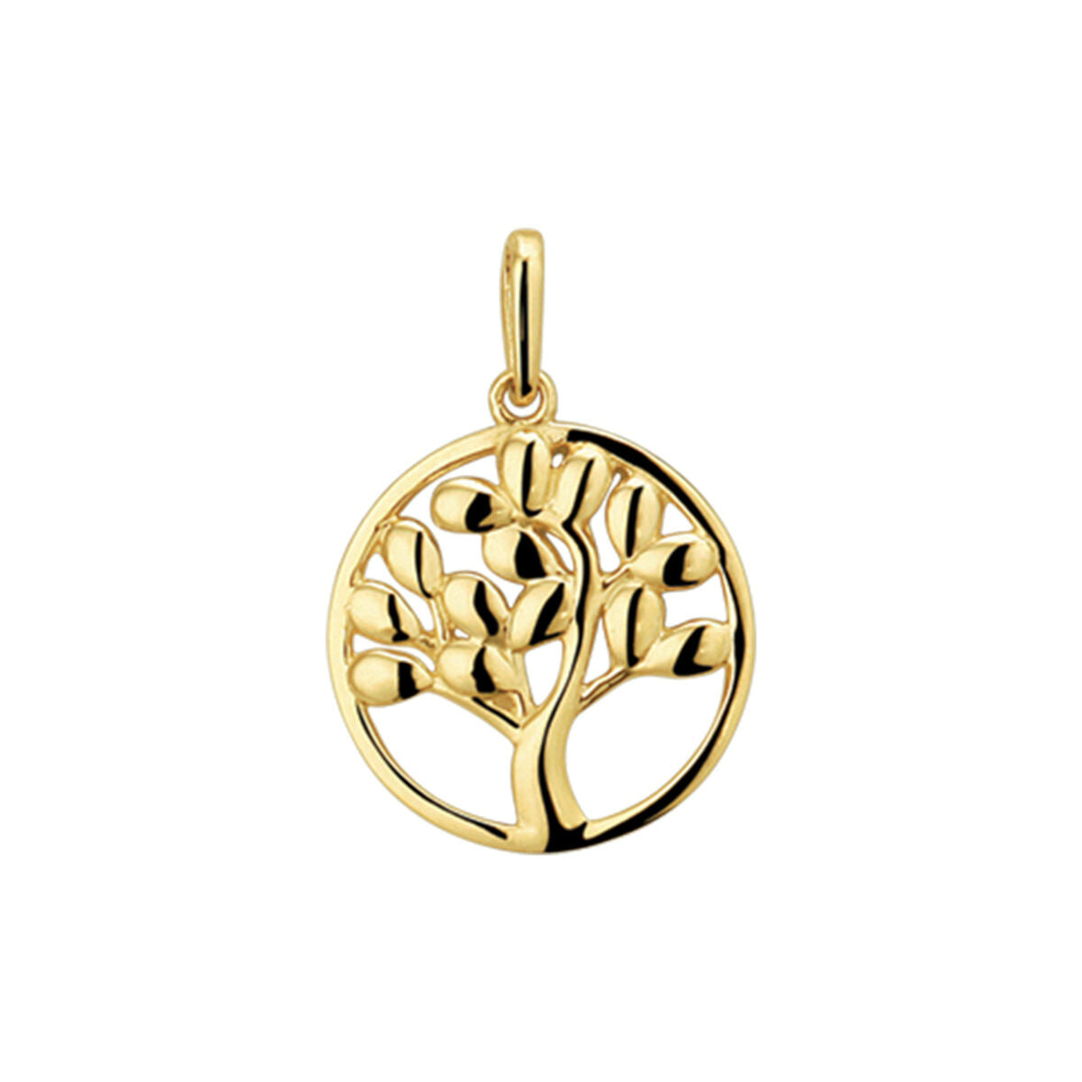 9K Geelgouden 9k hanger levensboom 11 mm - 8000271 - PansiteNederland.nl