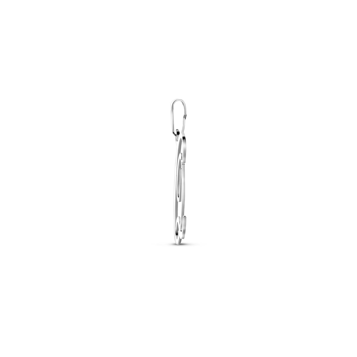Hanger sierletter Q 19 mm zilver #Letter_Q