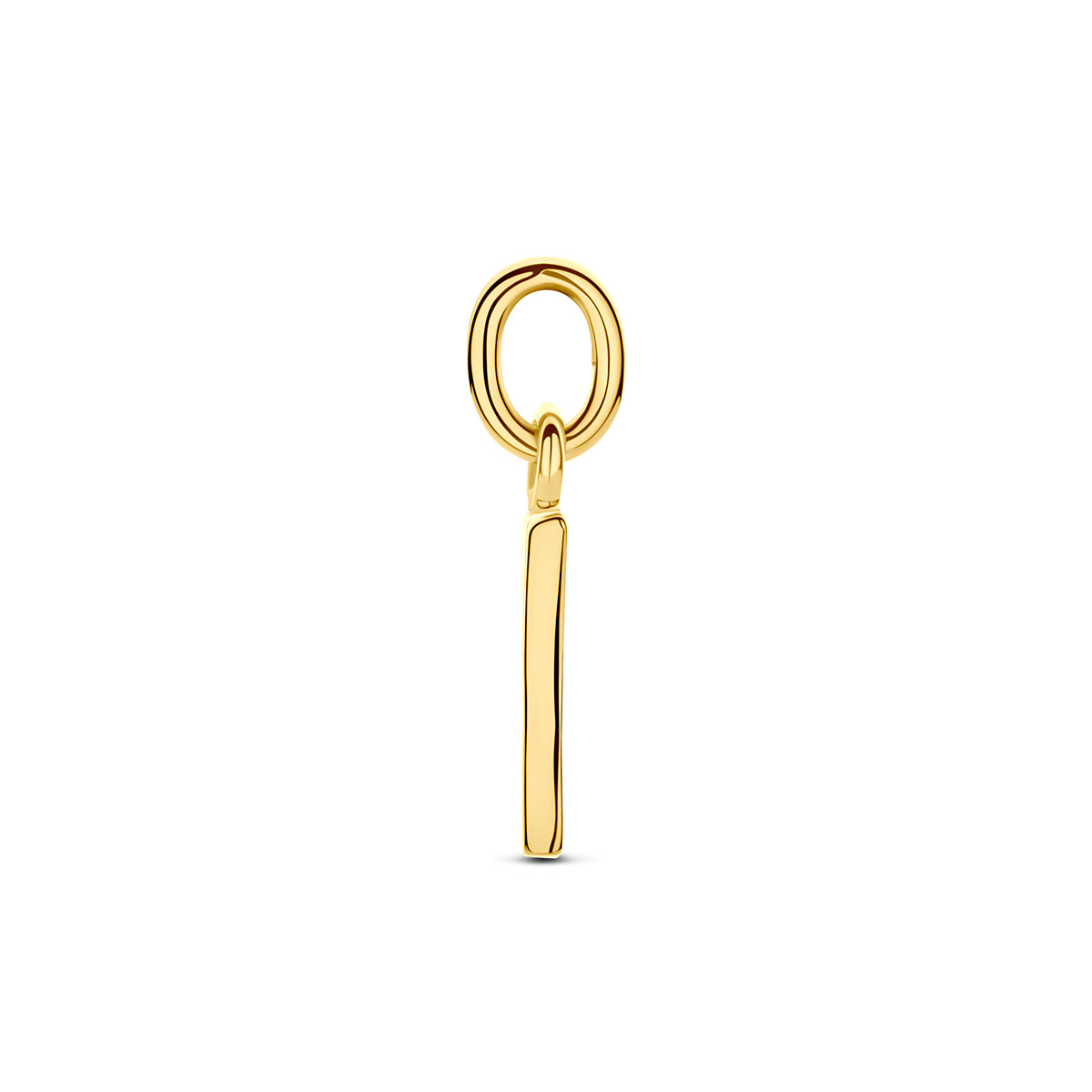 Hanger letter I 12,5 mm 14K geelgoud #Letter_I