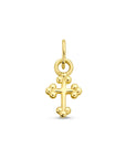 14K geelgouden hanger kruis 12 mm - 4034134 - PansiteNederland.nl
