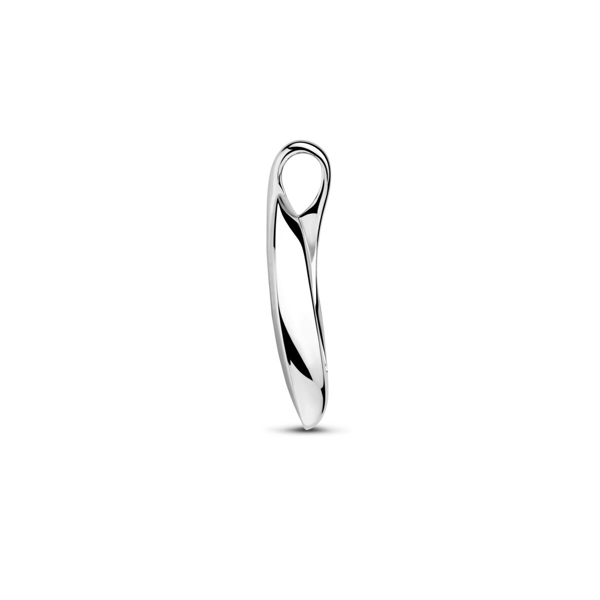 Zilveren gerhodineerde hanger poli/mat 18 mm - 1340831 - PansiteNederland.nl