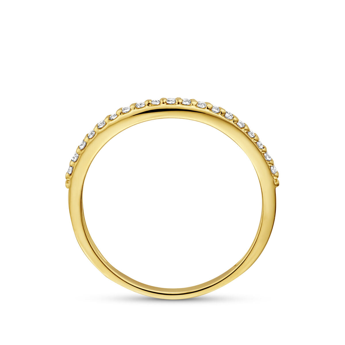 Fantasy Collection Ring lab grown diamant 0.19ct g vs 14K geelgoud