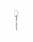 Zilveren gerhodineerde hanger klaver gediamanteerd 16 mm - 1340770 - PansiteNederland.nl