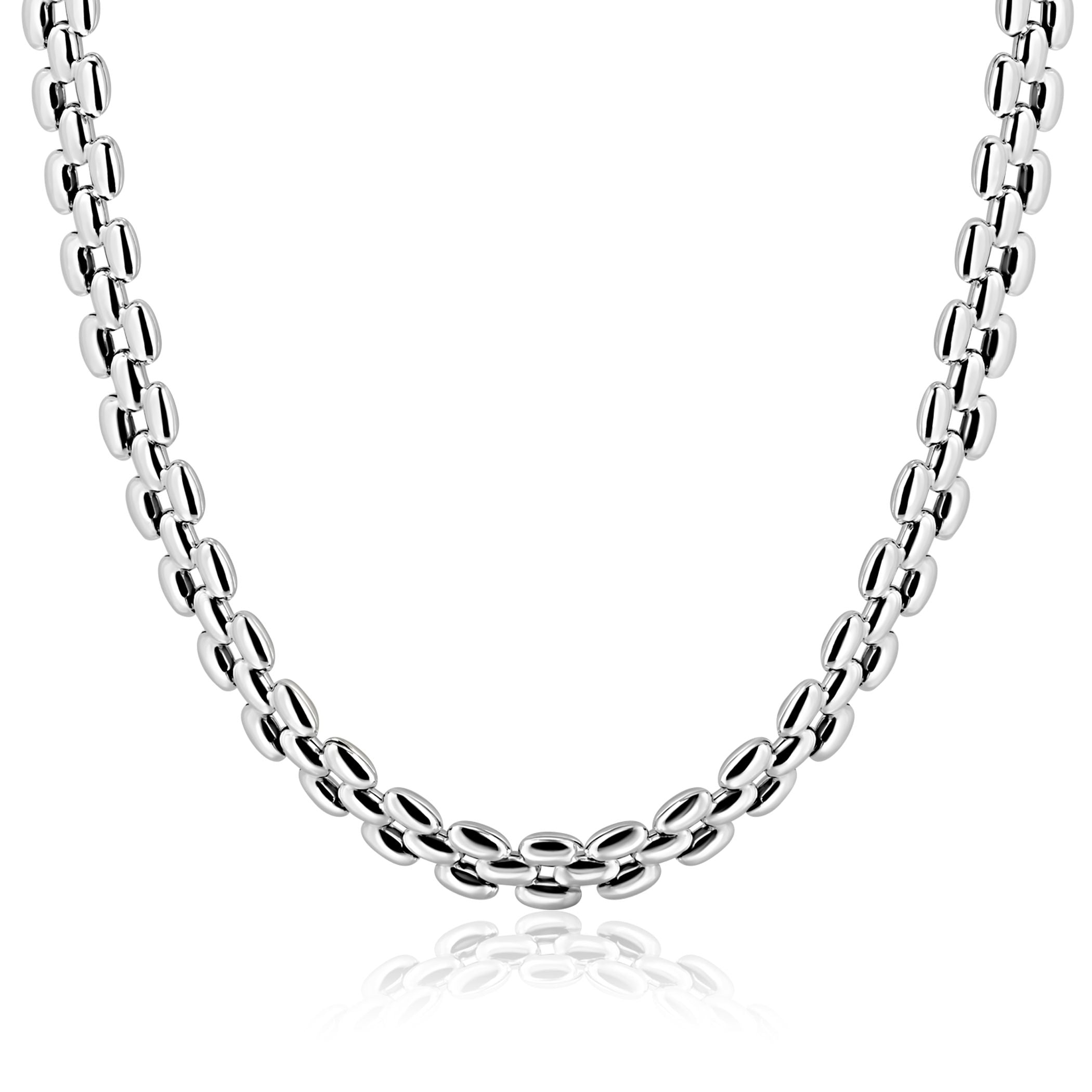 ZINZI Zilveren Ketting 43 cm - ZIC2764