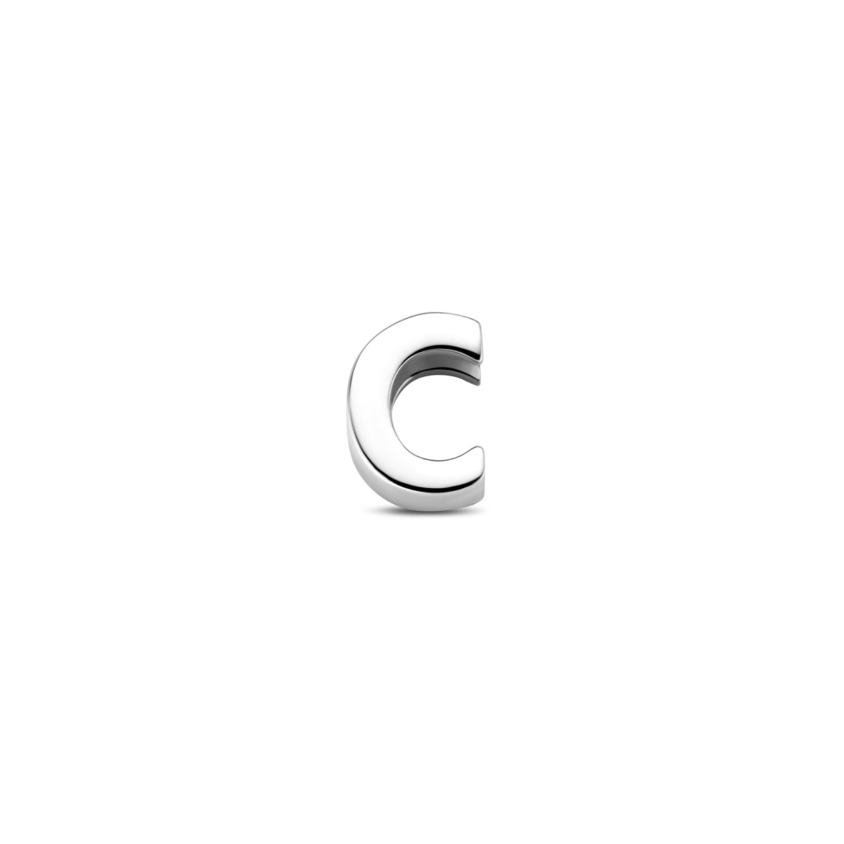 Hanger letter C 6,5 mm zilver #Letter_C