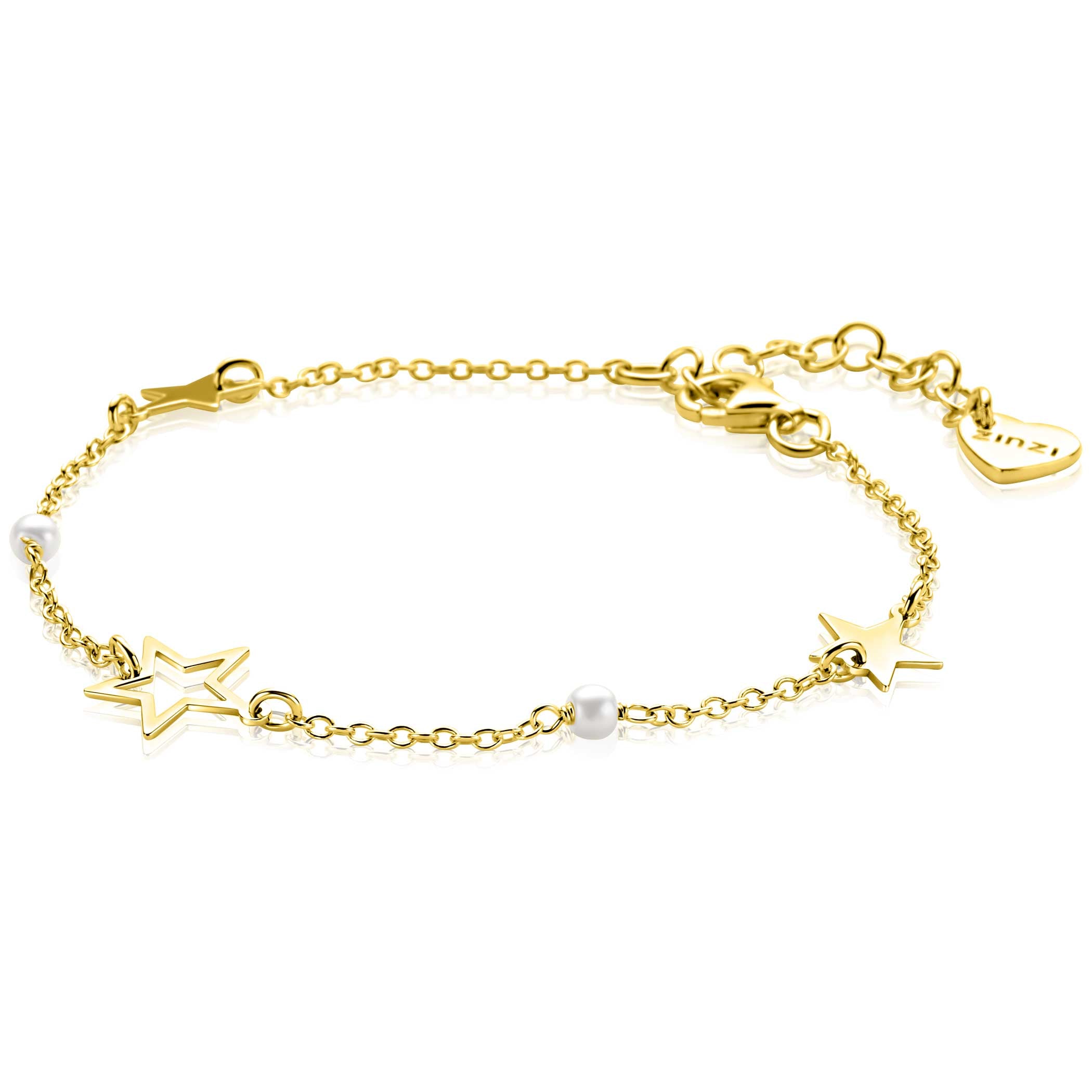 ZINZI Verguld Zilveren Armband 17-20 cm - ZIA2780