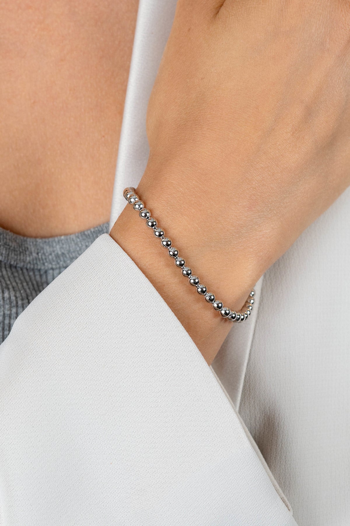 ZINZI Zilveren Armband met Blauwe Zirkonia ZIA2659