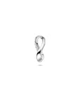 Zilveren gerhodineerde hanger zirkonia 12,5 mm - 1341028 - PansiteNederland.nl