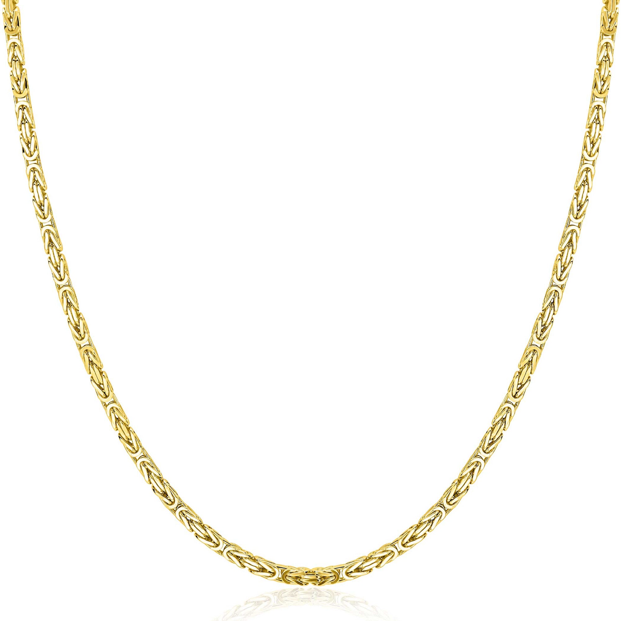 ZINZI Verguld Zilveren Ketting ZIC2846G
