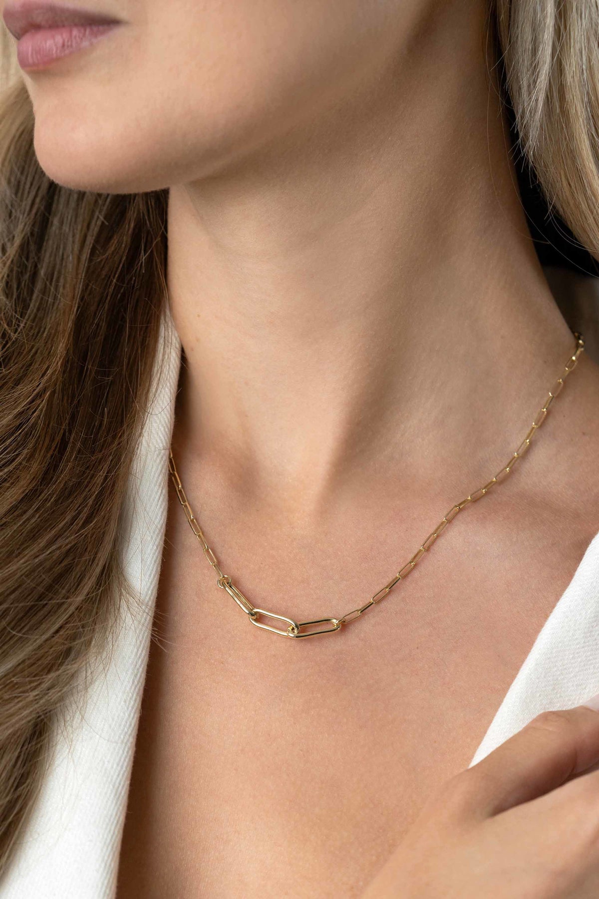 ZINZI Verguld Zilveren Ketting ZIC2522