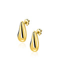 ZINZI gold plated zilveren oorstekers druppelvorm 8,5mm ZIO2719G - PansiteNederland.nl