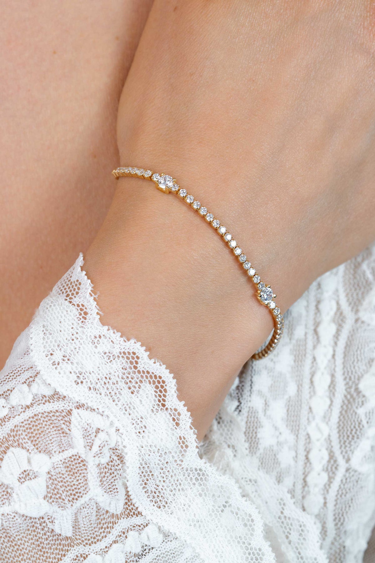 ZINZI Verguld Zilveren Armband ZIA2894Y
