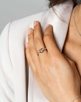 ZINZI zilveren ring open hart, bezet met witte zirkonia's in band ZIR1755 - PansiteNederland.nl