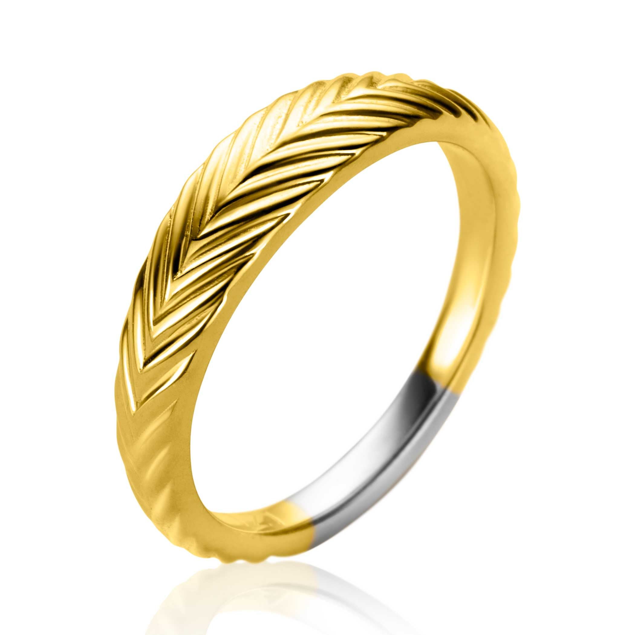 ZINZI Verguld Zilveren Ring - ZIR2644G