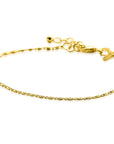 ZINZI gold plated zilveren scroll schakel armband (1,6mm breed) waarbij de schakels een dubbele krul/kronkeling maken 17-20cm ZIA2479G