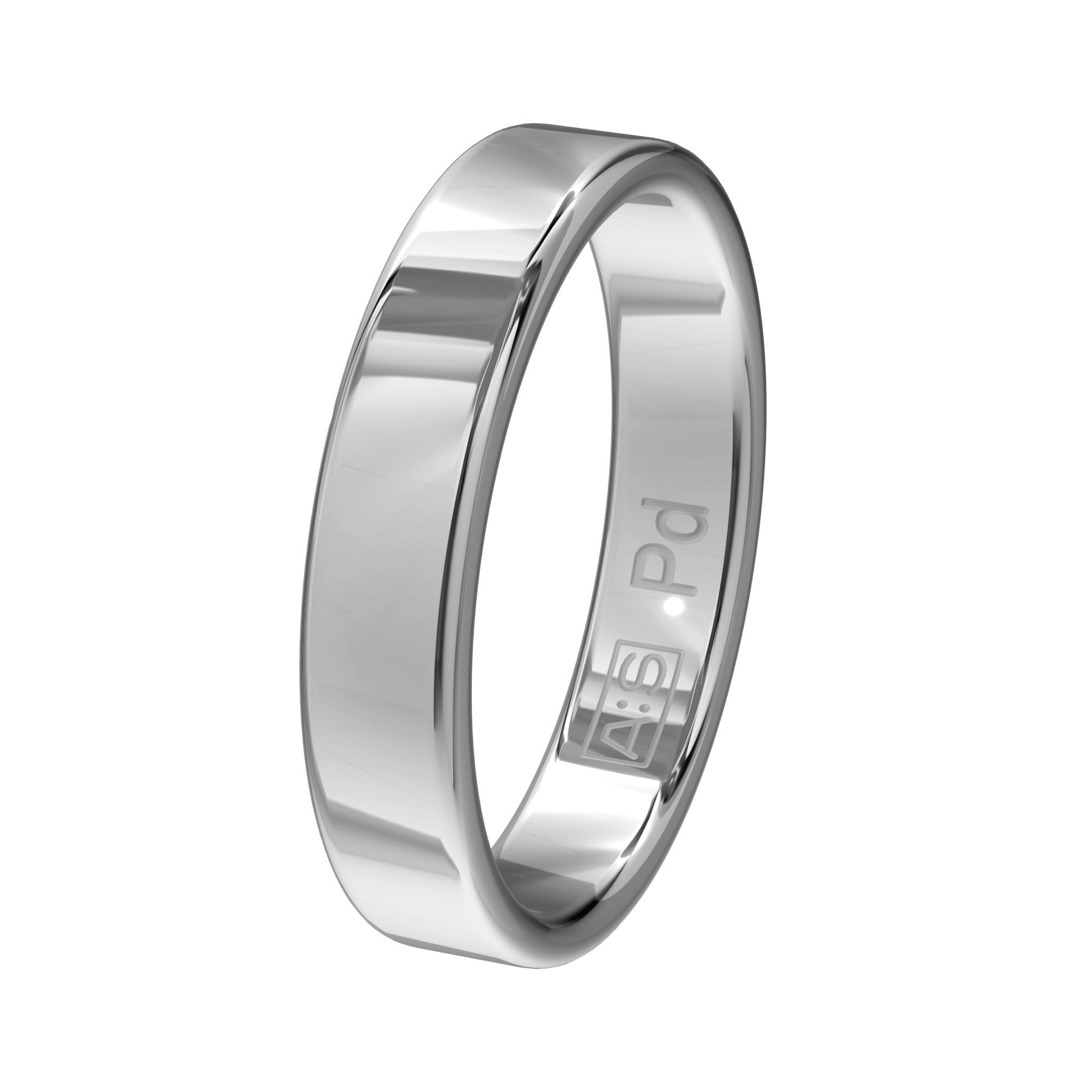 Aller Spanninga Trouwring 102 Palladium 585